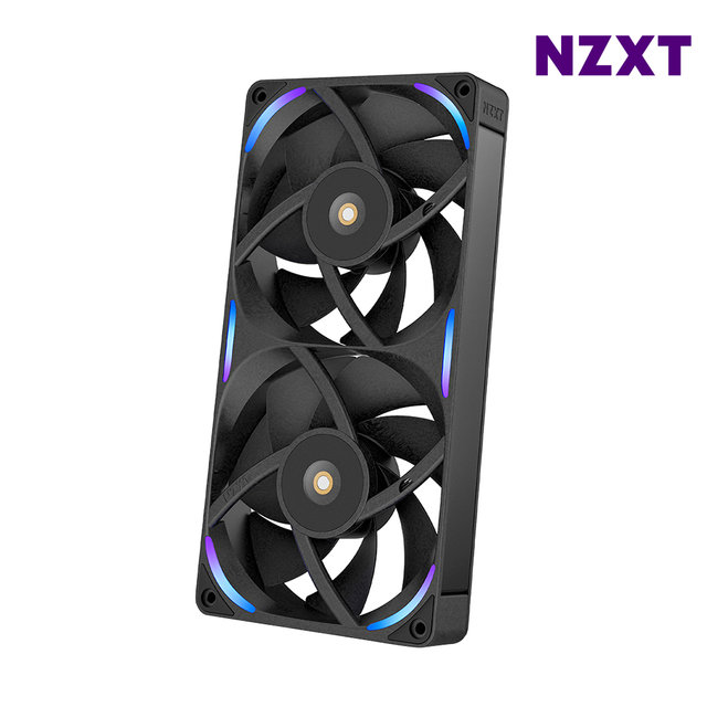 NZXT F240X 블랙 일체형 시스템팬 RGB쿨링팬