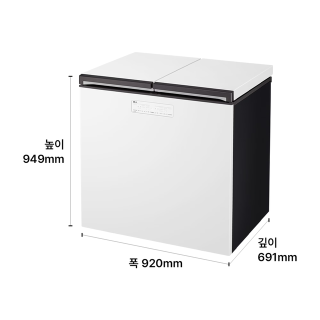 디오스 오브제컬렉션 김치톡톡 뚜껑형 김치 냉장고 Z225MQQ151 (217L, 메탈, 에센스 화이트, 1등급)