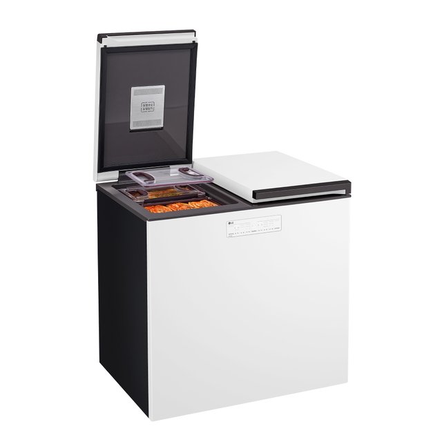 디오스 오브제컬렉션 김치톡톡 뚜껑형 김치 냉장고 Z225MQQ151 (217L, 메탈, 에센스 화이트, 1등급)