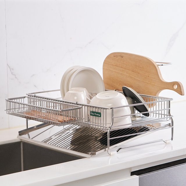 올스텐 304 프리미엄 식기건조대 1단 + 멀티바스켓