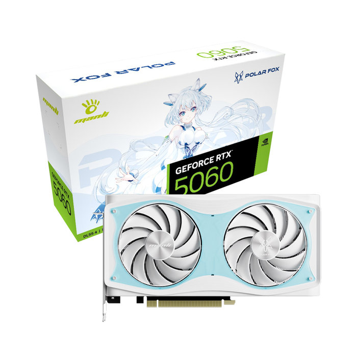 MANLI 지포스 RTX 5060 Polar Fox D7 OC 8GB 인텍앤컴퍼니