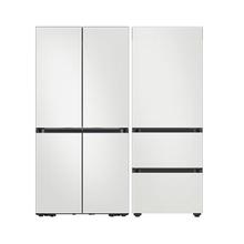 [하이마트] 삼성전자 삼성 비스포크 냉장고 김치냉장고 세트 전체코타화이트 RM70F63R2A+RQ33DB74C1AP01