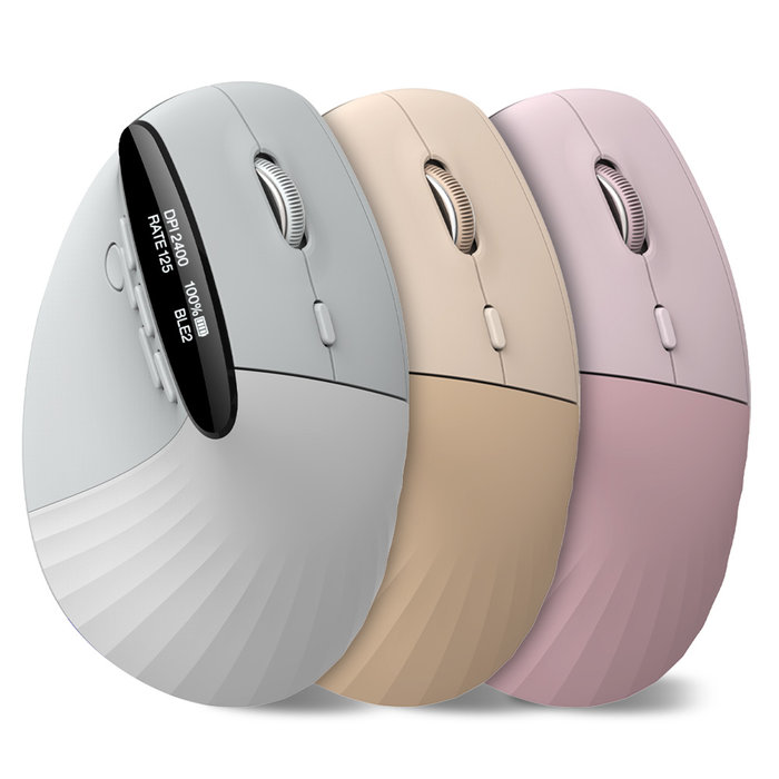 몬스타 몬스타기어 크루 VPRO 인체공학 손목보호 사무용 게이밍 매크로 무선 블루투스 버티컬 마우스