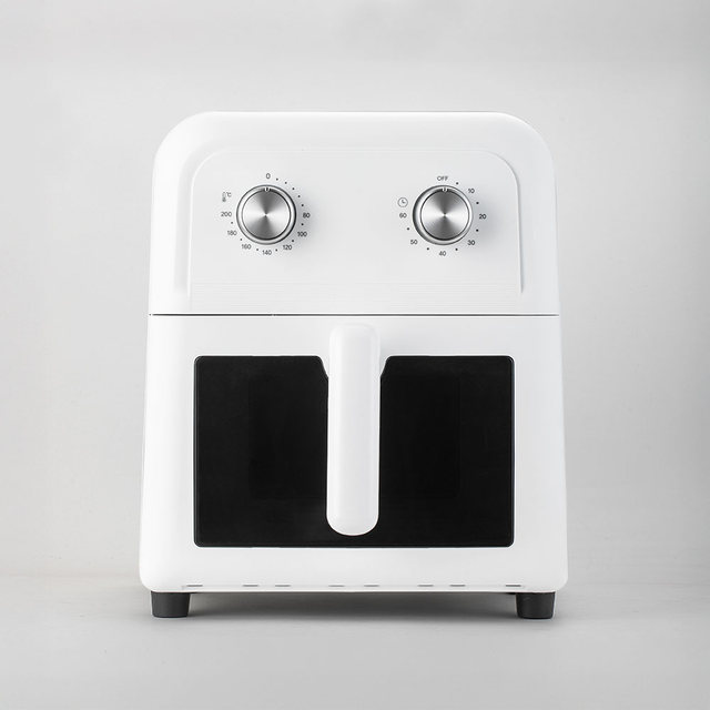 라쿠진 보이는 6L 미니 에어프라이어 유리 소형 올스텐 트레이 에어프라이기