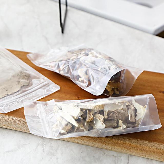 PET 스텐드봉투 투명지퍼백 지퍼봉투 포장봉투 18x26+5cm 100장