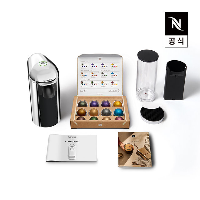 네스프레소 버츄오플러스 크롬 캡슐커피머신 GCB2-FCH