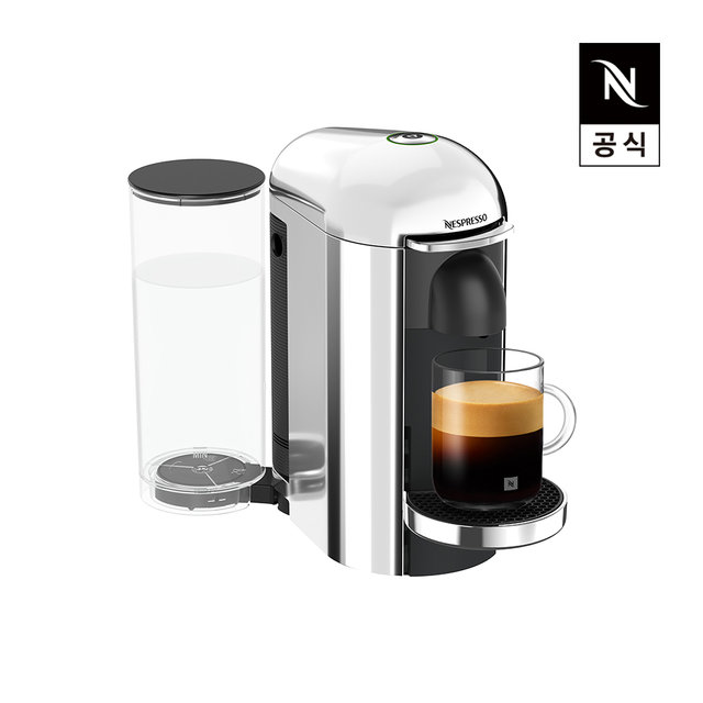 네스프레소 버츄오플러스 크롬 캡슐커피머신 GCB2-FCH