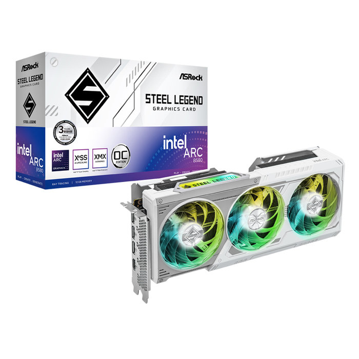 ASROCK RACK ASRock Arc B580 Steel Legend OC D6 12GB 인텍앤컴퍼니