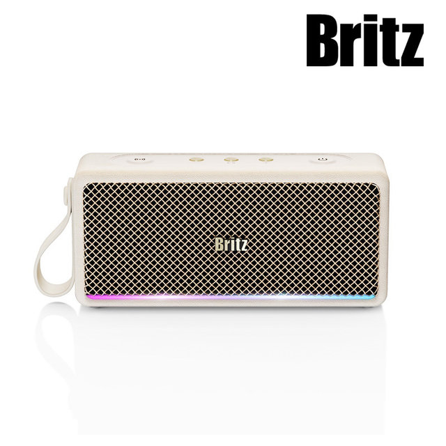 10%카드할인 혜택가 62,910 브리츠 BZ-TBUTTON 블루투스 스피커 우퍼스피커 무선 방수 V5.4칩셋탑재 20W 블랙/아이보리