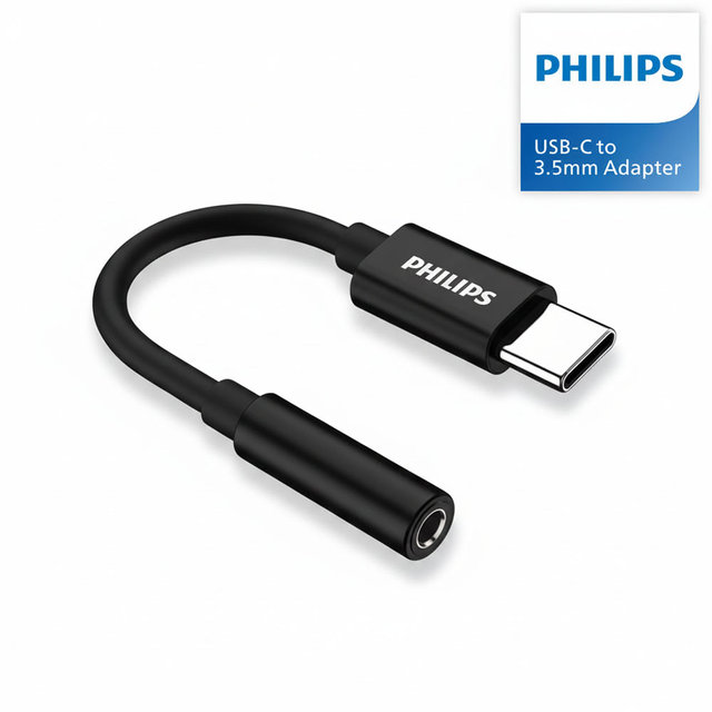 필립스 고해상도 USB C타입 to 3.5mm 이어폰 변환 젠더 연결젠더 DAC