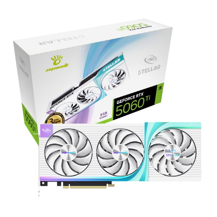 만리 MANLI 지포스 RTX 5060 TI Stellar D7 OC 8GB 인텍앤컴퍼니 VGA 그래픽카드
