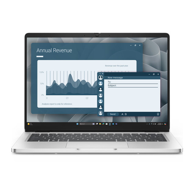 Dell Pro 14인치 노트북  PC14255-WH04KR 라이젠 AI5 PRO 340 FHD 16GB 512GB Win11 Home 대학생 사무용 교육용 Copilot+