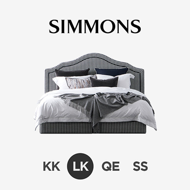 [시몬스] 아를라. 뷰티레스트 자스민. 라지킹 침대