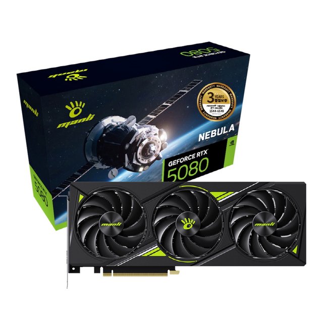 MANLI 지포스 RTX 5080 Nebula D7 16GB 인텍앤컴퍼니 VGA 그래픽카드