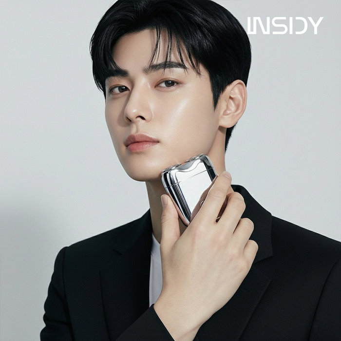 인사이디 휴대용 여행 차량용 C타입 충전식 전동 전기면도기 IES-8