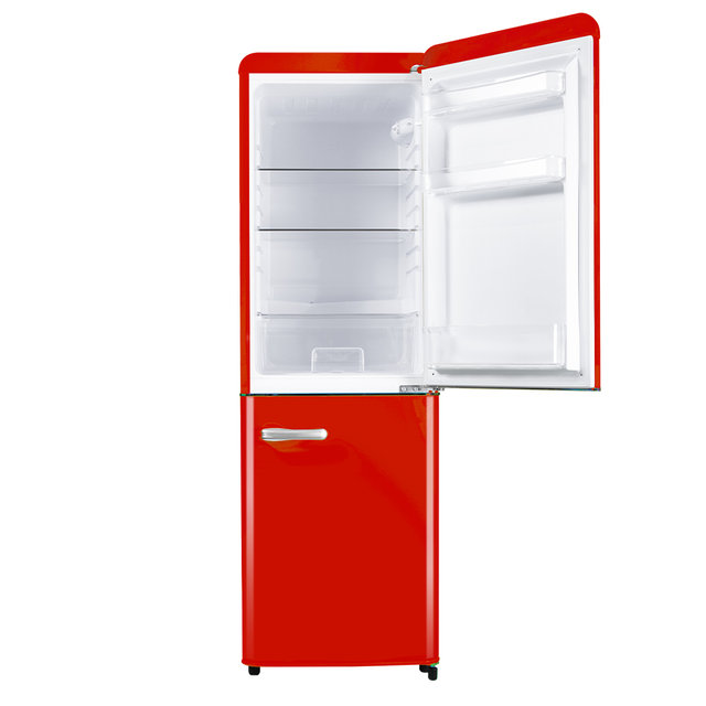 레트로 소형냉장고 REF-C153 레드 미니 원룸 사무실 신혼 슬림