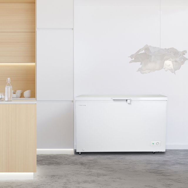 냉동고 FR-400CW 미니 소형 가정용 원룸 다목적 음쓰