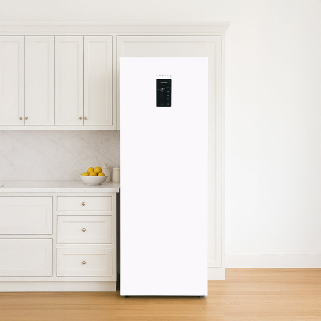 쿠잉 스탠드형 김치냉장고 K120SHB 화이트 슬림 소형 미니 