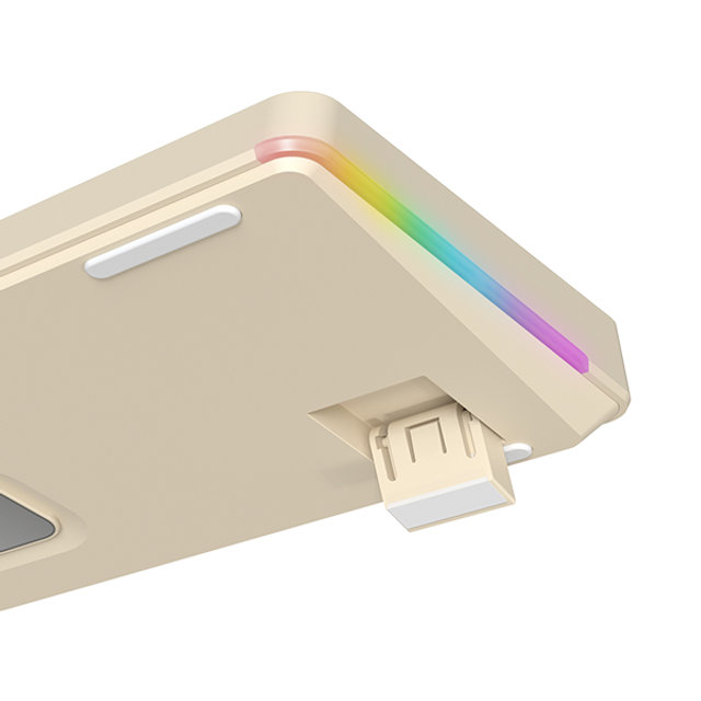 ABKO AF108PRO 독거미 콜라보 기계식 키보드(코랄 블루 / 경해축)