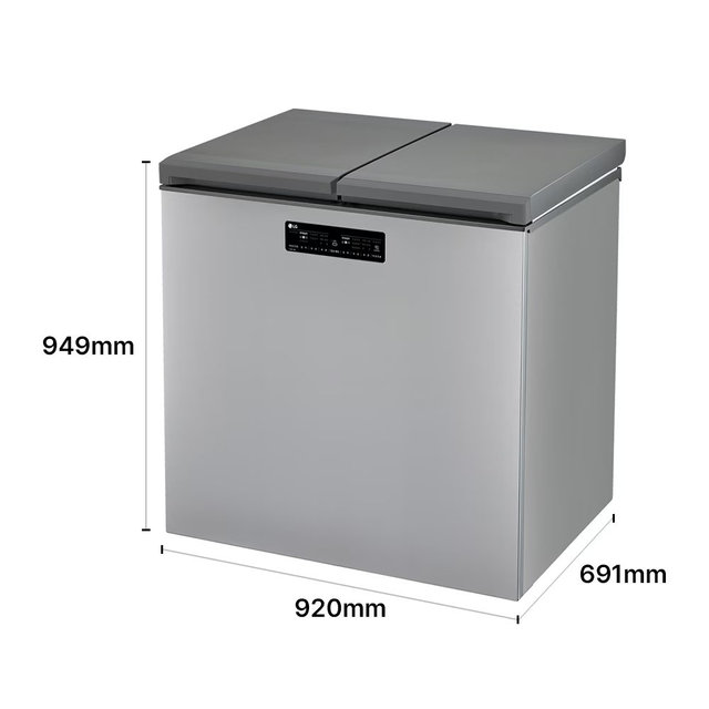 디오스 김치톡톡 뚜껑형 김치 냉장고 K225S121 [217L, 퓨어]