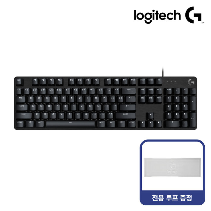 로지 로지텍 사은품 증정 정품 유선 LED 게이밍 키보드 G413 SE 택타일 PBT 키캡