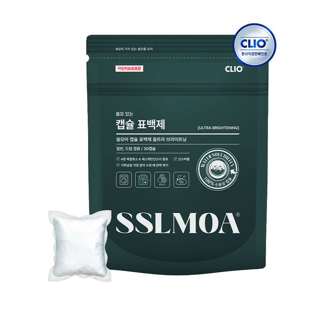 크리오 쓸모아 캡슐 표백제 일반드럼겸용 30개입 x1개