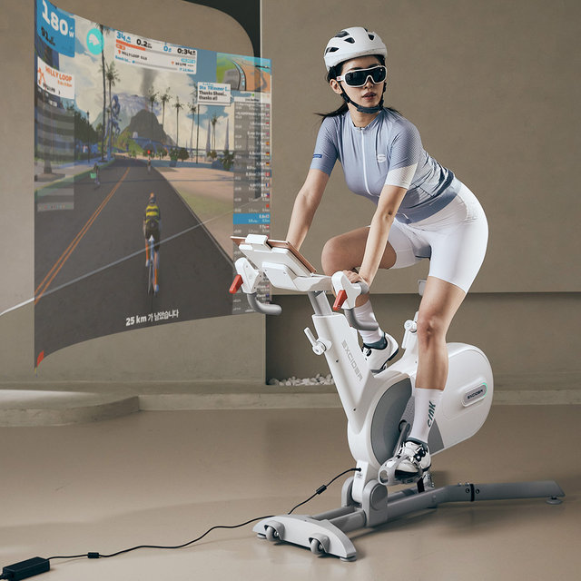 엑사이더 ERG 실내자전거 즈위프트 게임연동 스피닝 사이클 업다운 스핀바이크 ES590