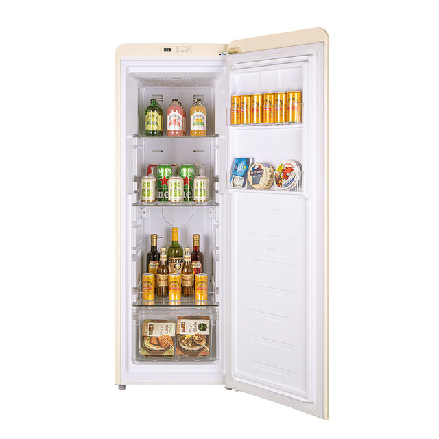 레트로 김치냉장고 REF-K150SC 스탠드형 소형 미니 작은 온도 냉장 냉동 겸용