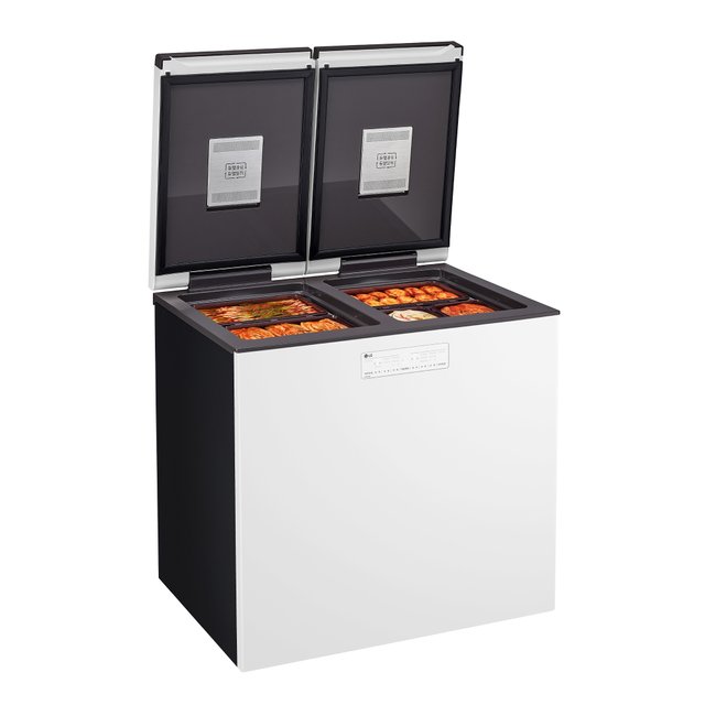 [임직원]디오스 오브제컬렉션 김치톡톡 뚜껑형 김치 냉장고 Z225MQQ151 (217L, 메탈, 에센스 화이트, 1등급)