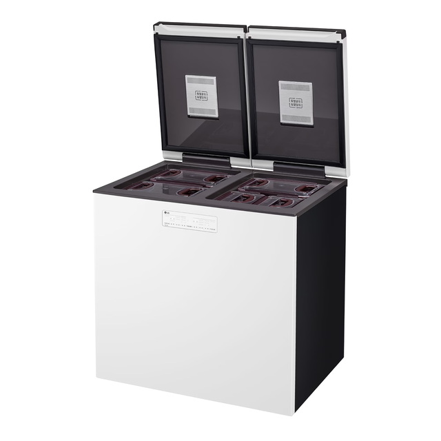 [임직원]디오스 오브제컬렉션 김치톡톡 뚜껑형 김치 냉장고 Z225MQQ151 (217L, 메탈, 에센스 화이트, 1등급)