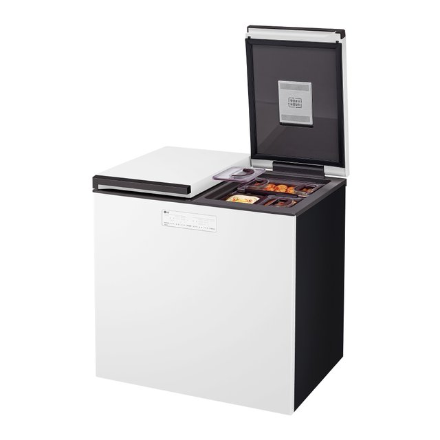 [임직원]디오스 오브제컬렉션 김치톡톡 뚜껑형 김치 냉장고 Z225MQQ151 (217L, 메탈, 에센스 화이트, 1등급)