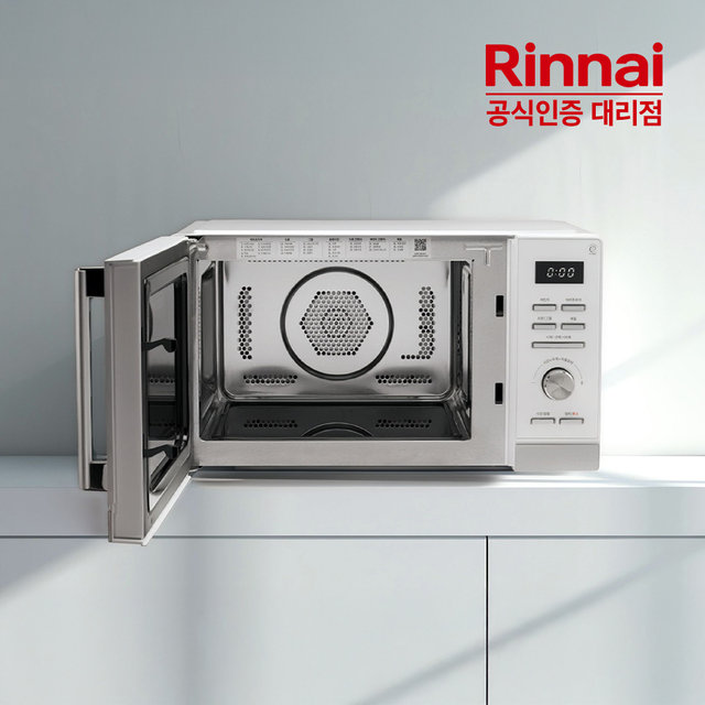 린나이 올인원 무회전 25L 에어프라이어 전자레인지 광파오븐 RCD-250W 화이트 HM