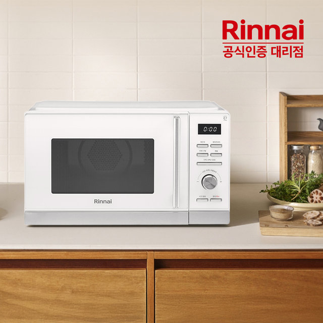 린나이 올인원 무회전 25L 에어프라이어 전자레인지 광파오븐 RCD-250W 화이트 HM