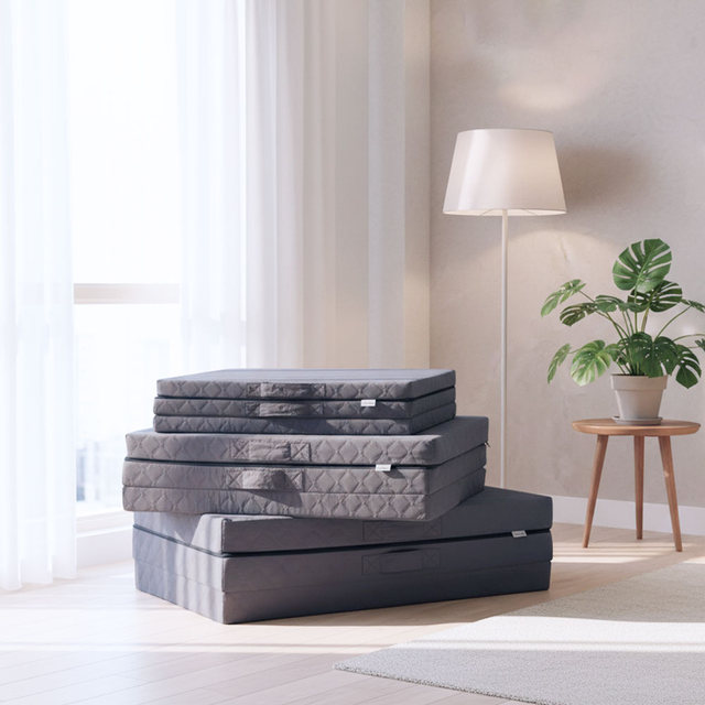 3단 접이식 매트리스 토퍼겸용 고밀도폼 바닥형 5cm 슈퍼싱글(SS)