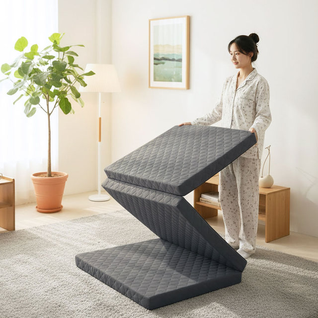 3단 접이식 매트리스 토퍼겸용 고밀도폼 바닥형 5cm 슈퍼싱글(SS)