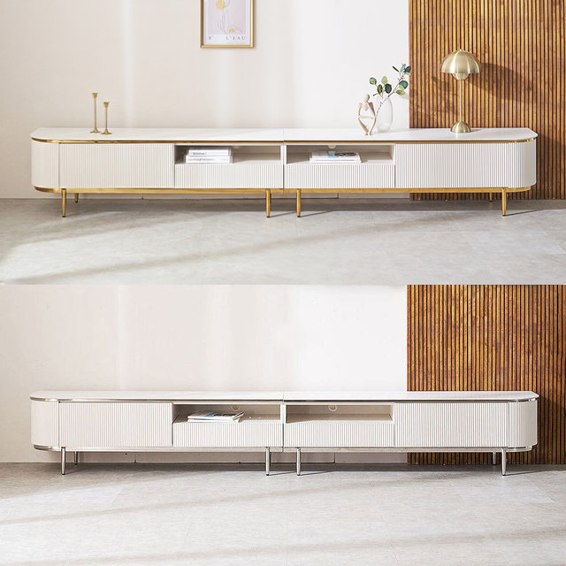 플라토 템바보드 세라믹 85인치 TV 거실장 티비다이 2600