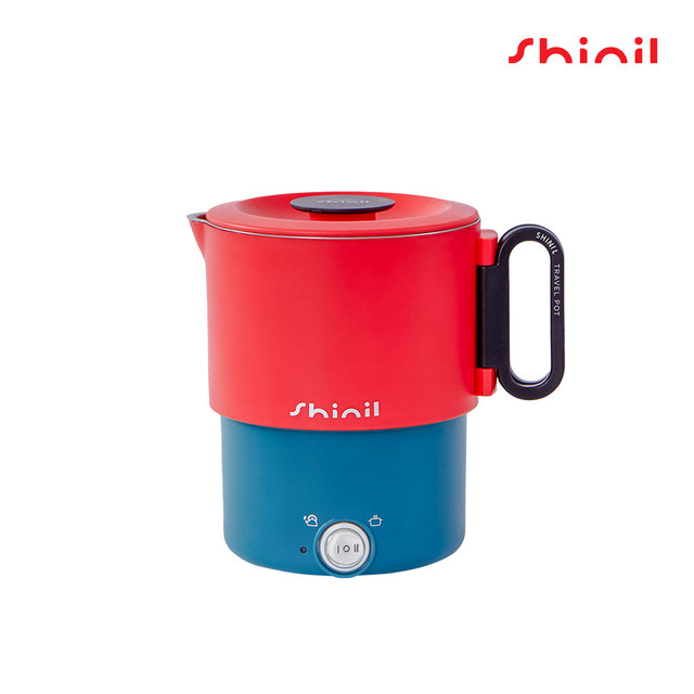 신일 휴대용 포터블 접이식 스테인리스 전기포트 캠핑용