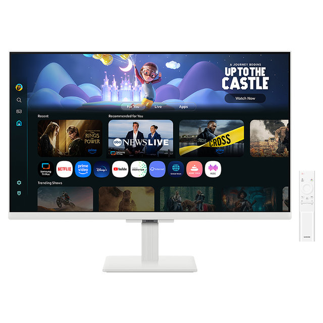 삼성 M5 S32FM501 80.1cm(32인치) 스마트 모니터 IPTV 삼탠바이미 이동식 스탠드 화이트 패키지