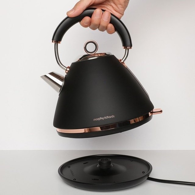 [최상급 / 광교롯데몰점] (진열)모피리처드 전기포트 엑센트 블랙 MR-102025 (J)MR-102025