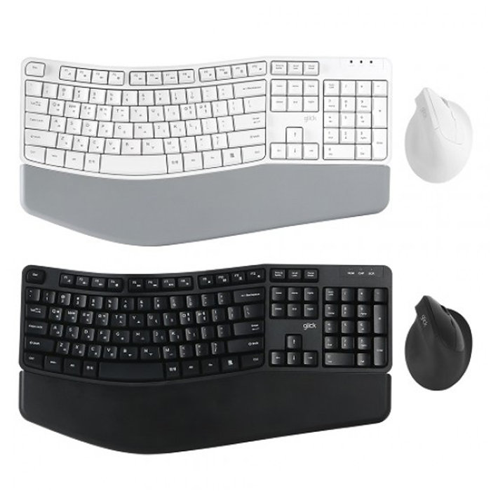 지클릭커 EMK100 PLUS 무선 키보드 마우스 세트