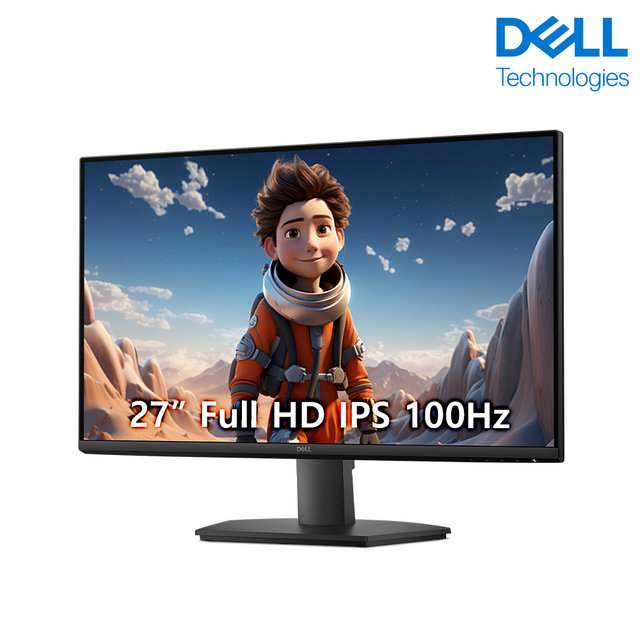 델 SE2725HM 27 IPS 100Hz 모니터 TUV 3-Star 인증 눈안심 슬림베젤 3년품질보장