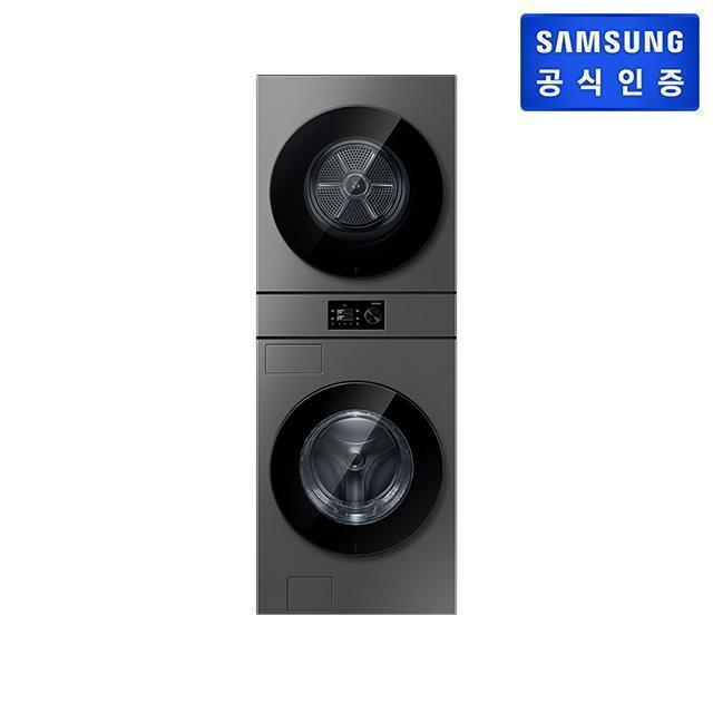 26년형 비스포크 그랑데AI 원바디 Top-Fit 24kg+20kg WH80H2420BBHS (세제자동투입, 다크스틸) 