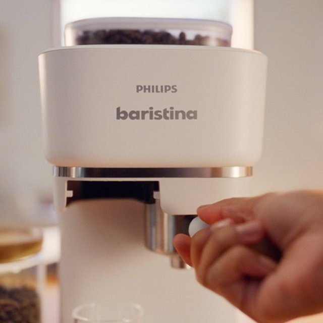 [박스개봉 - 변심반품] 필립스 바리스티나 에스프레소 커피머신 화이트 BAR-300_00