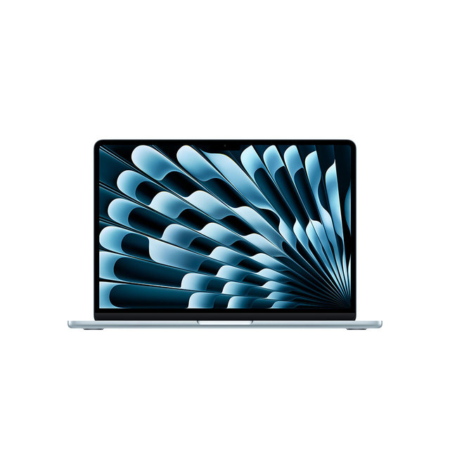 맥북에어 13 M5, 10코어 CPU, 8코어 GPU, 16GB RAM, 512GB SSD - 스카이 블루 [MDHH4KH/A]