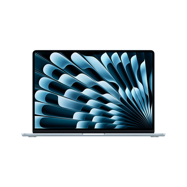 맥북에어 15 M5, 10코어 CPU, 10코어 GPU, 24GB RAM, 1TB SSD - 스카이 블루 [MDVU4KH/A]