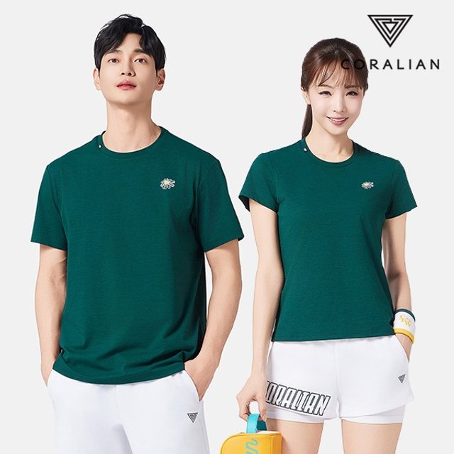 코랄리안 CDT-Z1537 CDT-Z2537 남성 여성 티셔츠 반팔