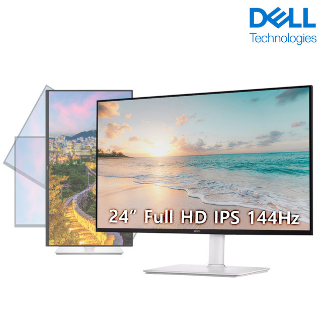 델 27 모니터 S2425HSM FHD IPS 144Hz 스피커 피벗 24 Plus 3년품질보증