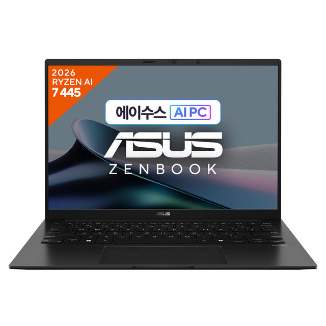 ASUS 젠북 14 UM3406GA-QL151W AMD 고르곤포인트 AI 7 445 32GB 1TB 윈도우 11홈 14인치 터치 디스플레이 노트북