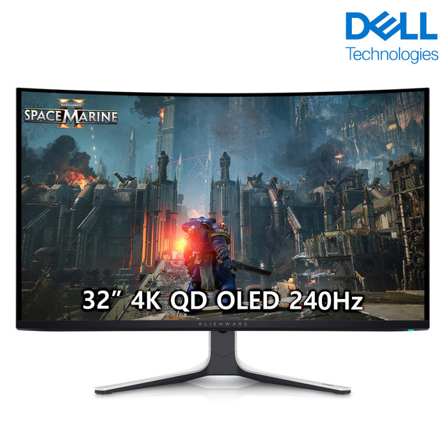 델 에일리언웨어 AW3225QF QD OLED 4K UHD 240Hz 0.03ms 32형 3년품질보장
