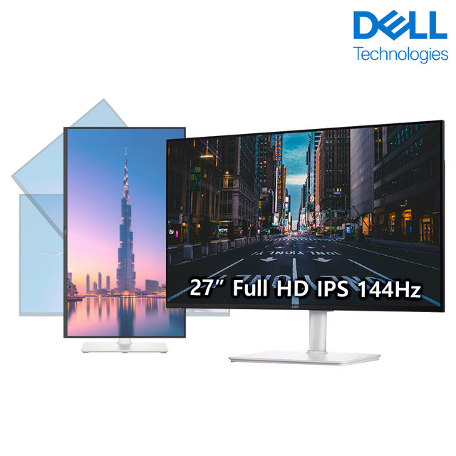 델 27 모니터  S2725HSM FHD IPS 144Hz 스피커 피벗 27 Plus 3년품질보증